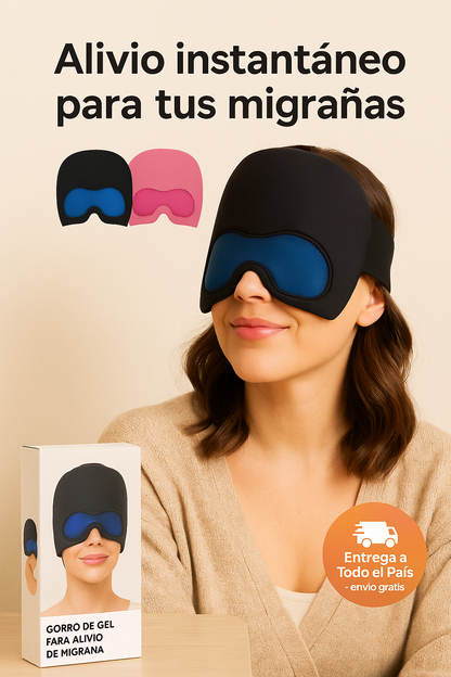 MigraFree Gel --Gorro De Migraña 360 Grados