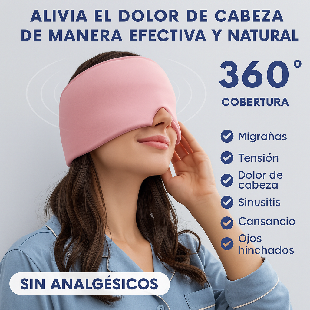 migrafree gel --gorro de migraña 360 grados